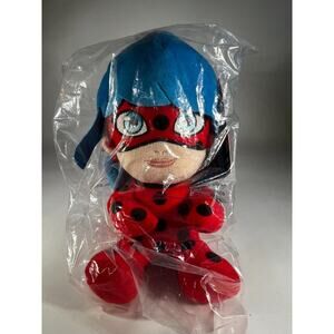 NEW Miraculous Ladybug Plush Stuffed Toy Marinette Plushie Kidrobot Phunny 9”